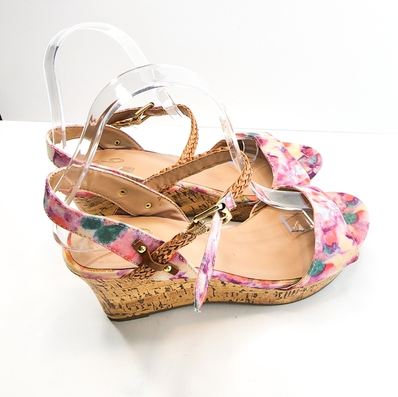 🤑Mix No 6 Wedge Heel Ankle Strap Sandals - Picture 3 of 11